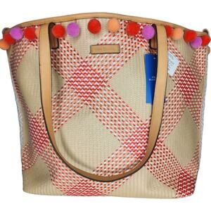Vera Bradley Straw Beach Tote